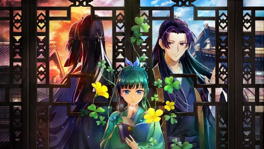 Maomao and Jinshi in the key art for The False Imperial Brother