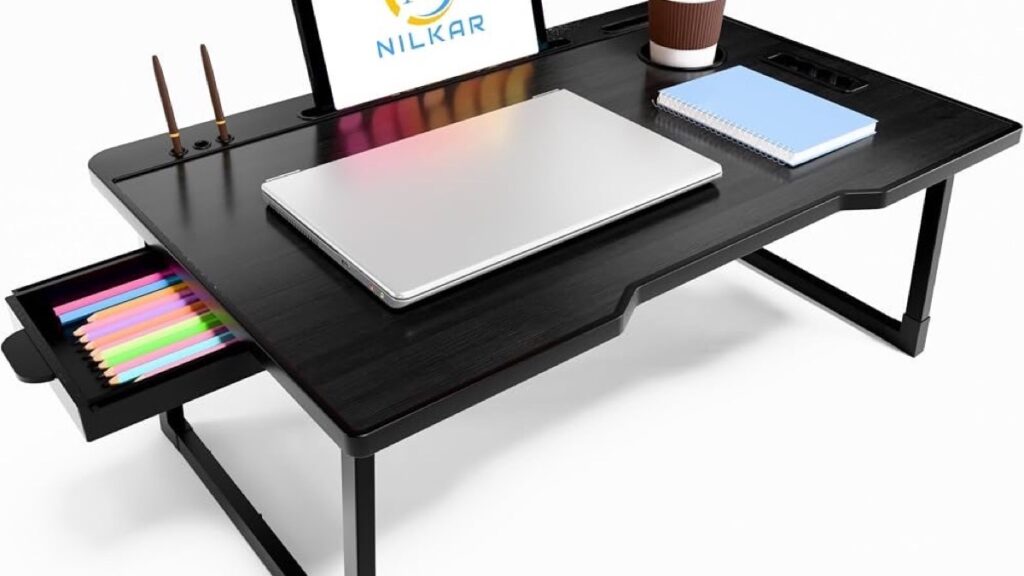 A content writer working on a laptop