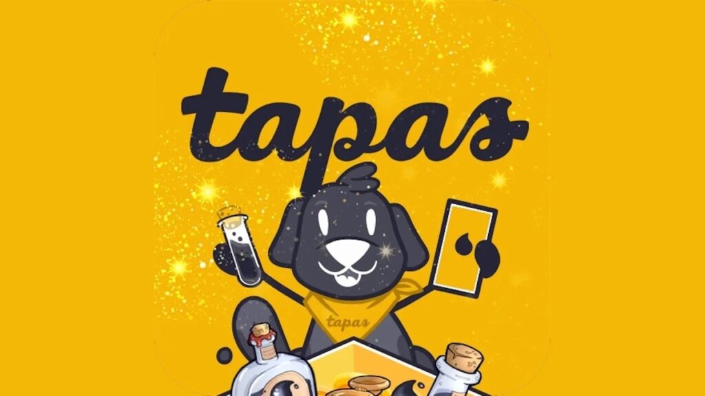 Tapas logo on its yellow brand background